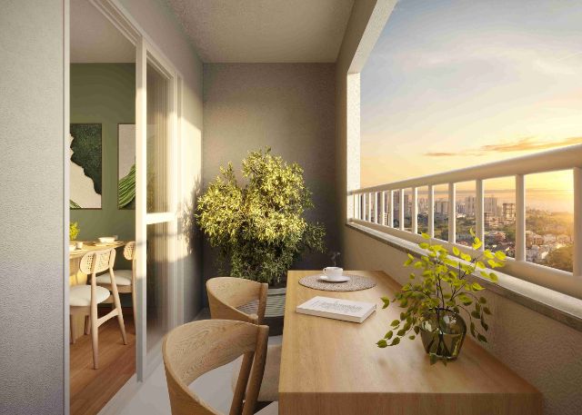 Apartamento 2 quartos e 1 banheiro, à venda, no bairro Jardim Alto São Francisco em Campo Grande