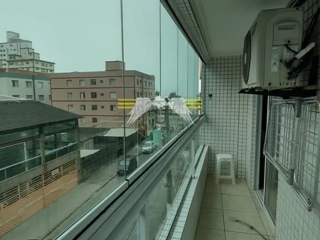 Apartamento com 65m² 2 quartos e 1 banheiro, à venda, no bairro Ocian em Praia Grande