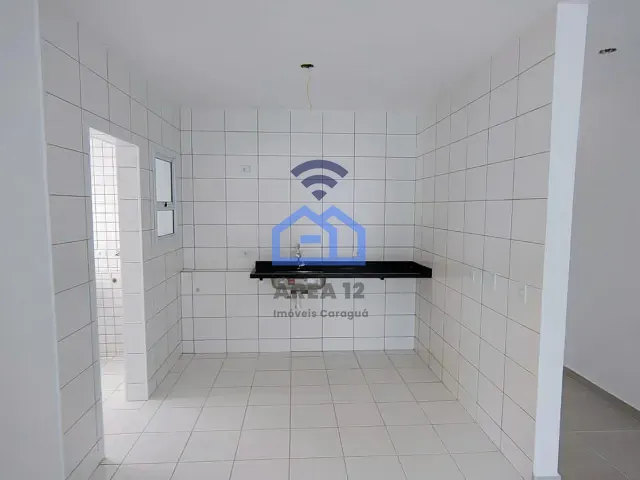 Apartamento com 85m² 2 quartos e 1 banheiro, para alugar, no bairro Cidade Jardim em Caraguatatuba