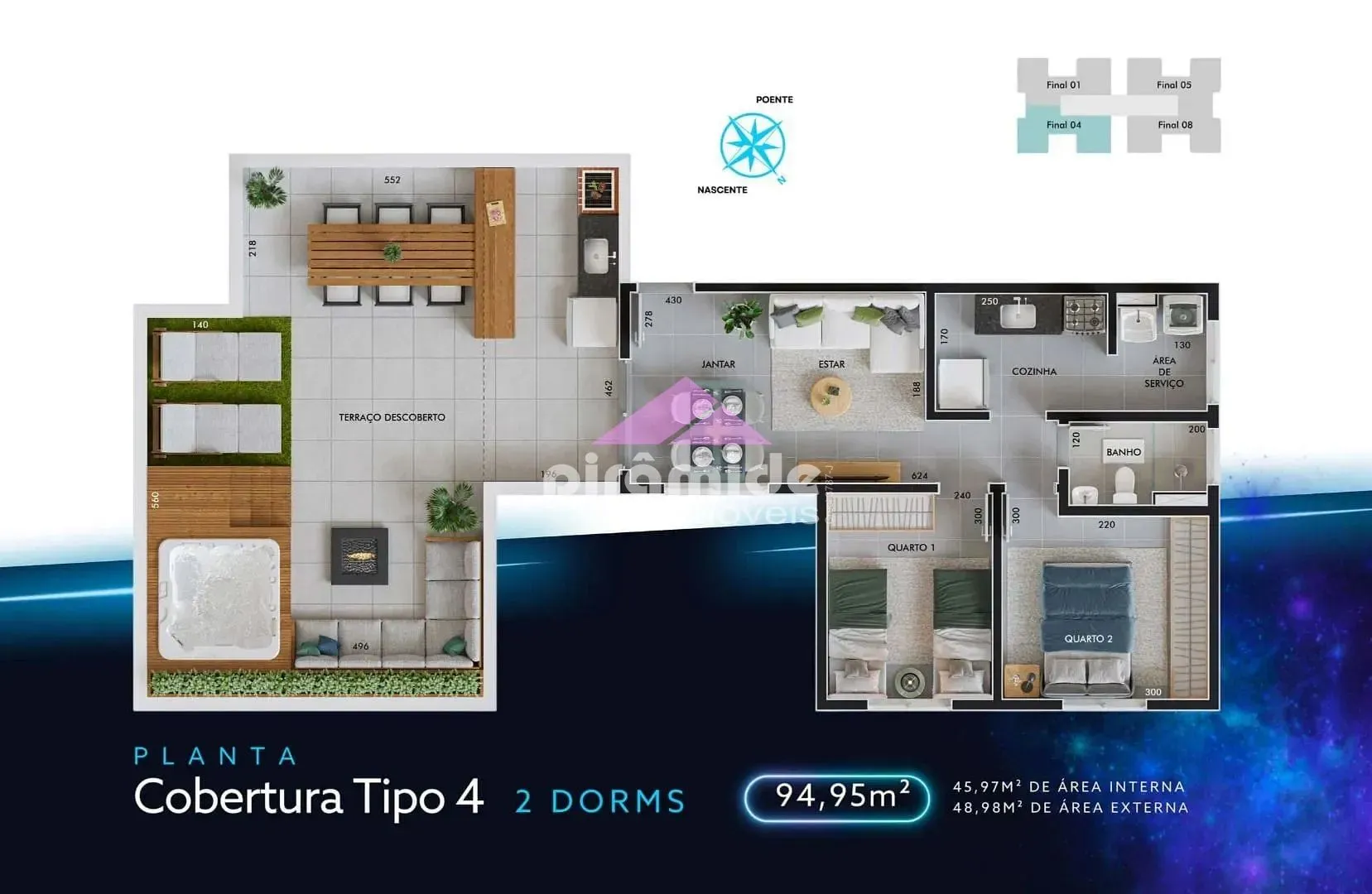 Apartamento, 2 quartos, 94 m² - Foto 3