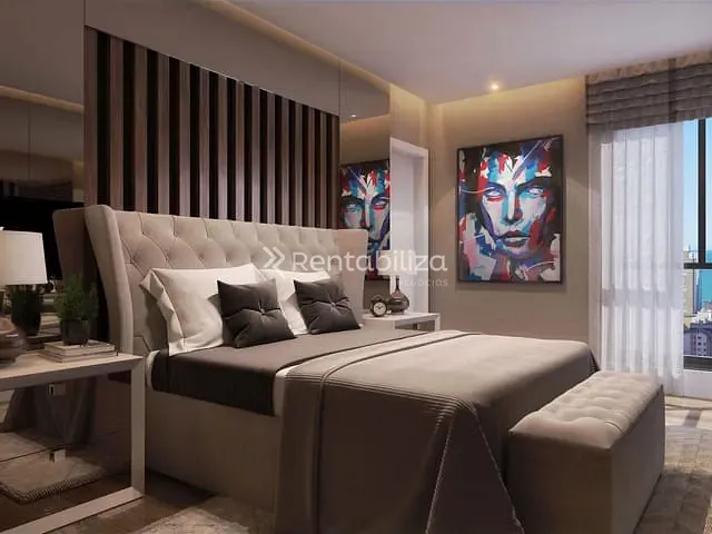 Apartamento com 115m² 3 quartos e 3 banheiros, à venda, no bairro Meia Praia em Itapema