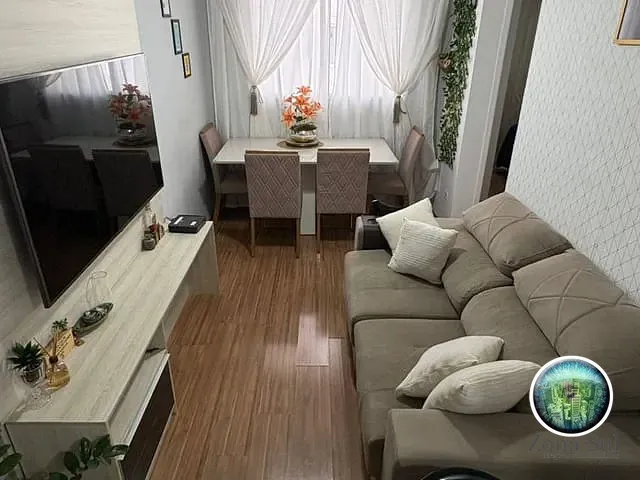 Apartamento com 49m² 2 quartos e 1 banheiro, à venda, no bairro Jardim Novo Mundo em Votorantim