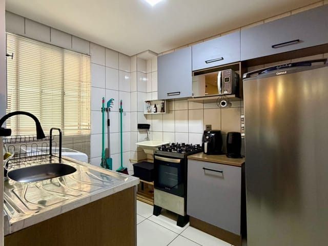 Apartamento 2 quartos e 1 banheiro, à venda, no bairro Jardim Terramerica em Americana
