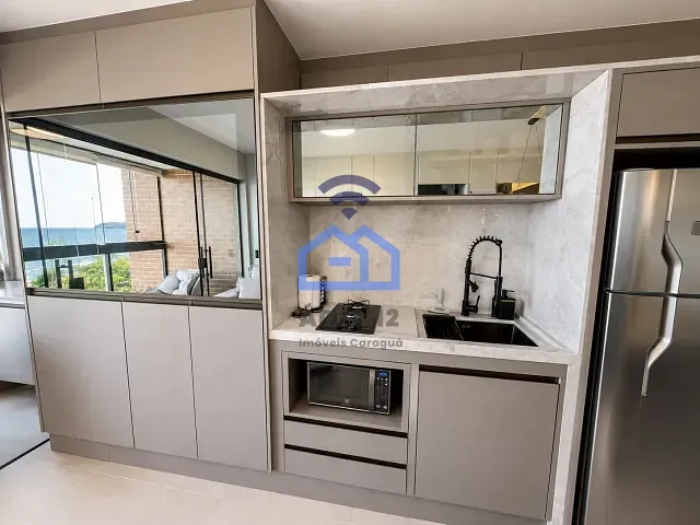 Apartamento 1 quarto e 1 banheiro, à venda, no bairro Indaiá em Caraguatatuba