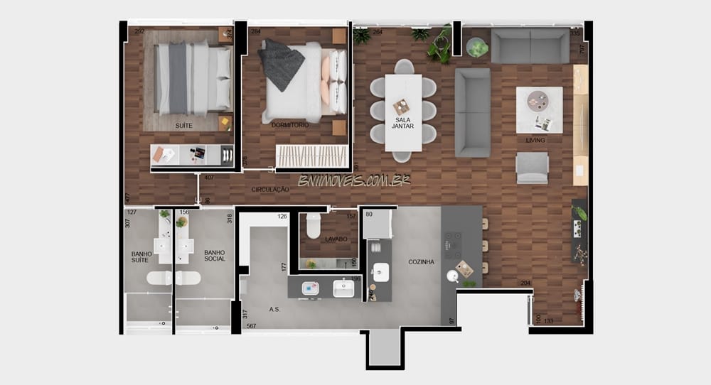 Apartamento, 2 quartos, 101 m² - Foto 8
