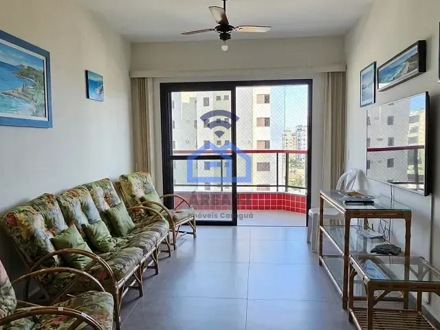 Apartamento com 85m² 3 quartos e 2 banheiros, para alugar, no bairro Martim de Sá em Caraguatatuba