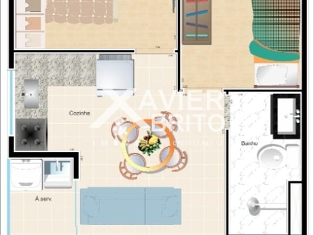 Foto do Apartamento - Apartamento à venda 2 Quartos, 38M², 1, São Paulo - SP | Imobiliária Xavier e Brito