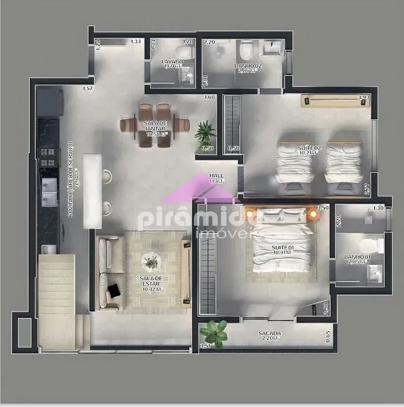 Apartamento, 3 quartos, 146 m² - Foto 7