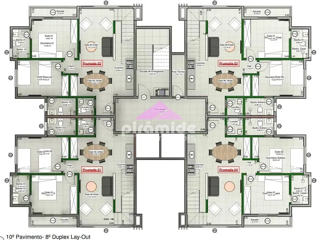 Apartamento, 3 quartos, 146 m² - Foto 12