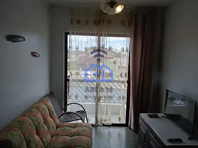 Apartamento com 60m² 2 quartos e 1 banheiro, para alugar, no bairro Massaguaçu em Caraguatatuba