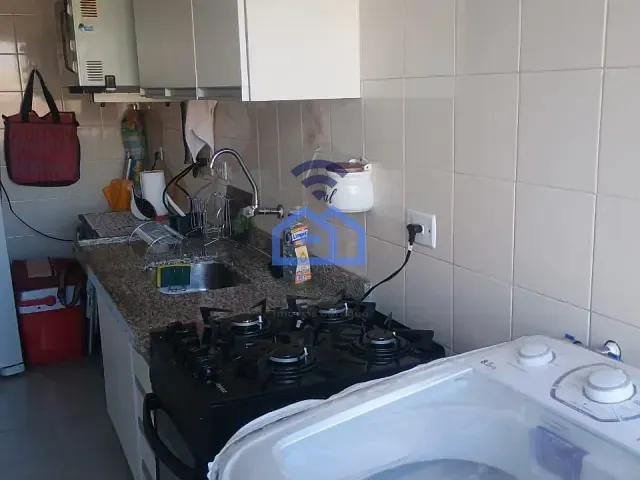 Apartamento com 60m² 2 quartos e 1 banheiro, para alugar, no bairro Massaguaçu em Caraguatatuba