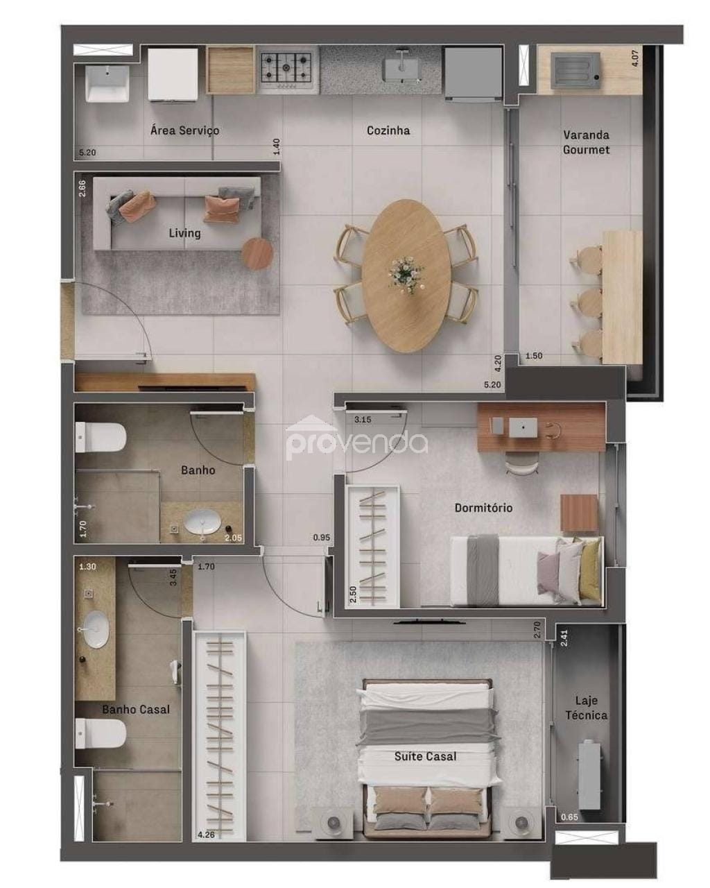 Apartamento, 2 quartos, 69 m² - Foto 17