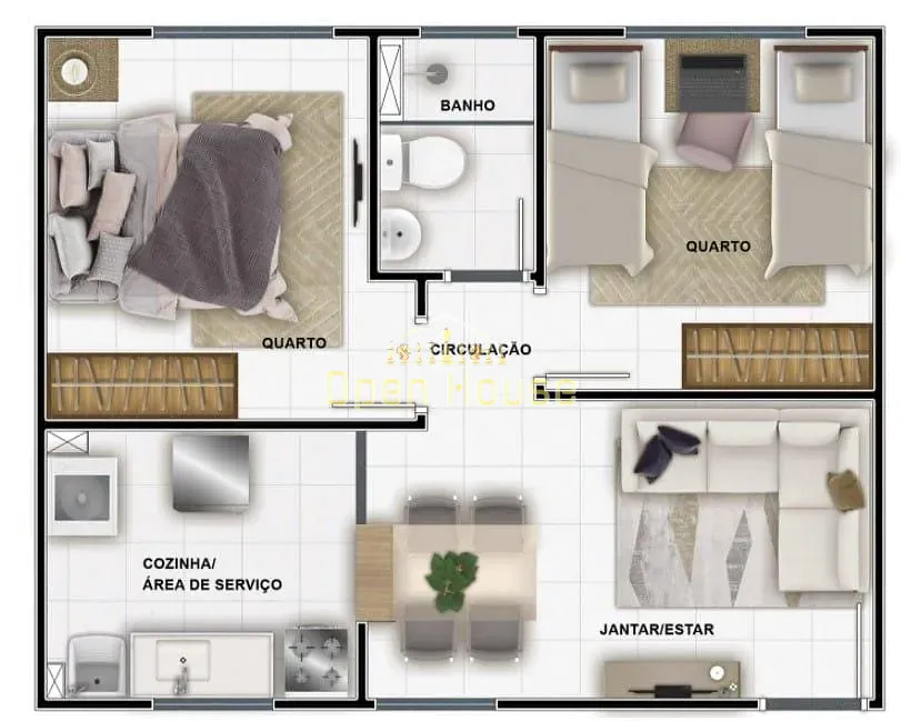 Apartamento, 2 quartos, 50 m² - Foto 5