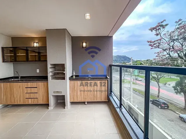 Apartamento com 74m² 2 quartos e 2 banheiros, para alugar, no bairro Sumaré em Caraguatatuba