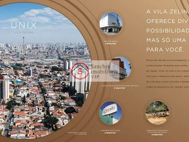 Apartamento com 52m² 2 quartos e 1 banheiro, à venda, no bairro Parque da Vila Prudente em São Paulo
