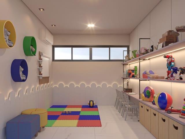 Apartamento 1 quarto e 1 banheiro, à venda, no bairro Bessa em João Pessoa