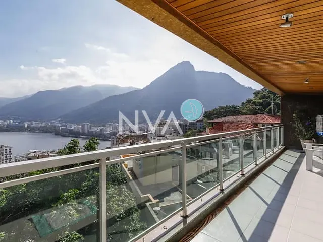 Apartamento com 282m² 4 quartos e 5 banheiros, à venda, no bairro Lagoa em Rio de Janeiro