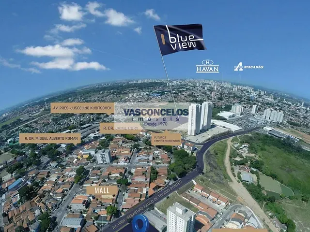 Apartamento 2 quartos e 2 banheiros, à venda, no bairro Vila Industrial em São José dos Campos