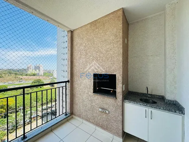 Apartamento com 80m² 3 quartos e 2 banheiros, para alugar, no bairro Flex Jundiaí em Jundiaí