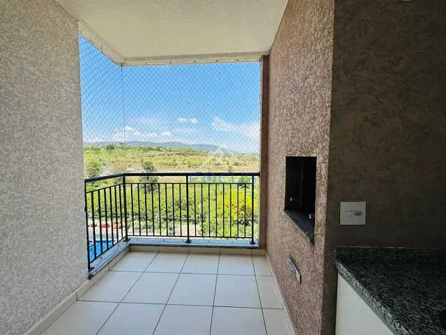 Apartamento com 80m² 3 quartos e 2 banheiros, para alugar, no bairro Flex Jundiaí em Jundiaí