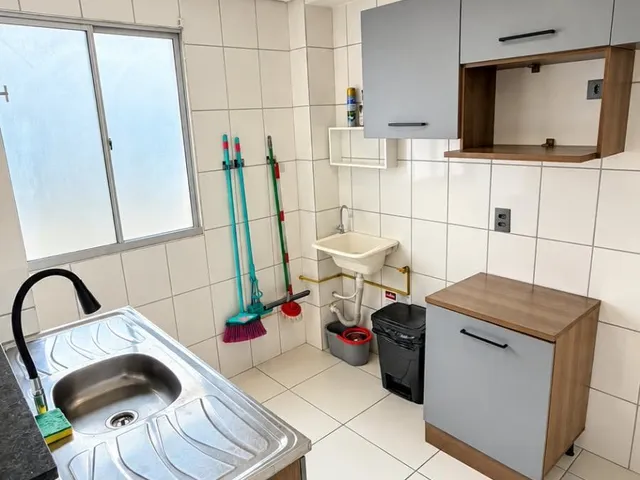 Apartamento 2 quartos e 1 banheiro, à venda, no bairro Jardim Terramérica I em Americana