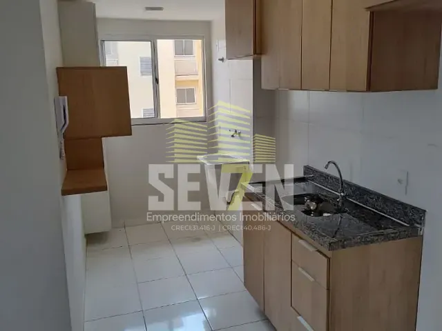 Apartamento com 48m² 2 quartos e 1 banheiro, para alugar, no bairro Jardim Samburá em Bauru