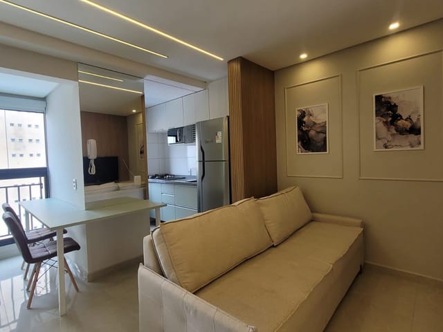 Foto do Apartamento - 🏡 Apartamento Mobiliado para Locação à 900 metros do metrô no Tatuapé!!! | Unique Imóveis