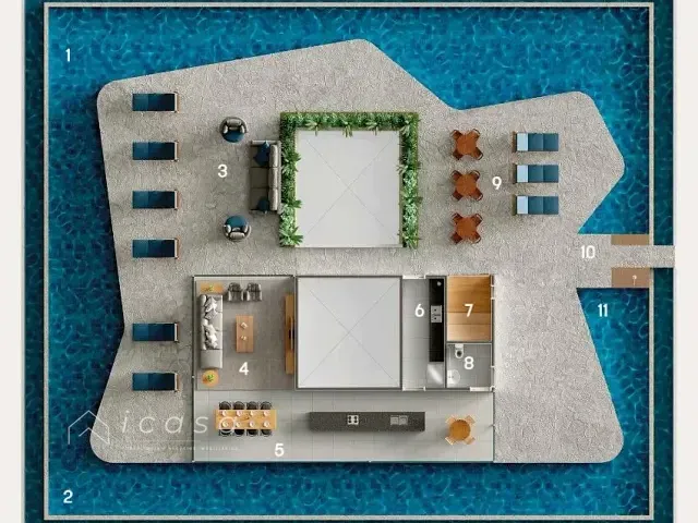 Apartamento 3 quartos e 3 banheiros, à venda, no bairro Itaguá em Ubatuba