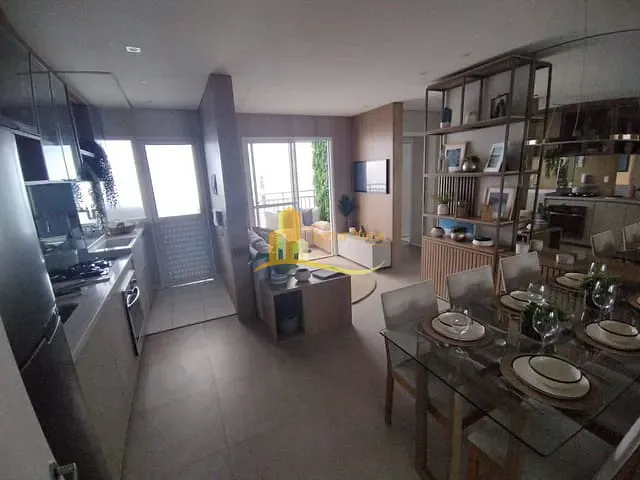 Apartamento com 60m² 2 quartos e 1 banheiro, à venda, no bairro Balneário Umuarama em Mongaguá