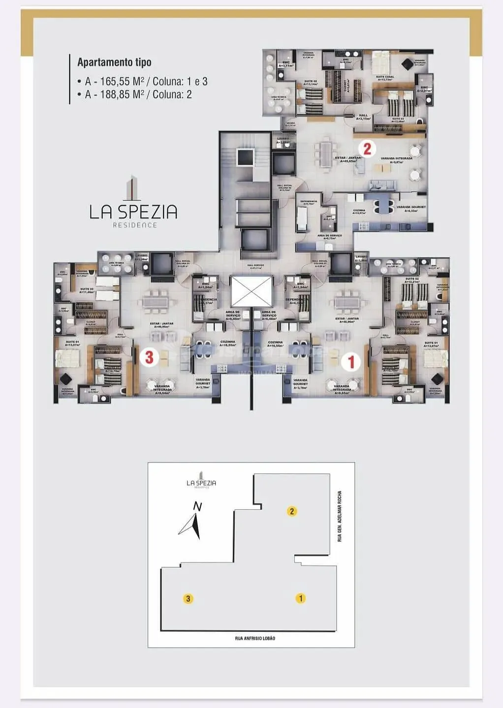 Apartamento, 3 quartos, 165 m² - Foto 2