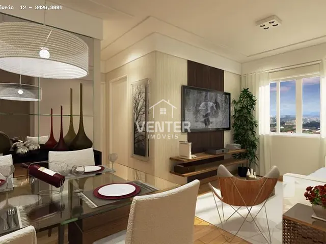 Apartamento 2 quartos e 1 banheiro, à venda, no bairro Residencial Sítio Santo Antônio em Taubaté