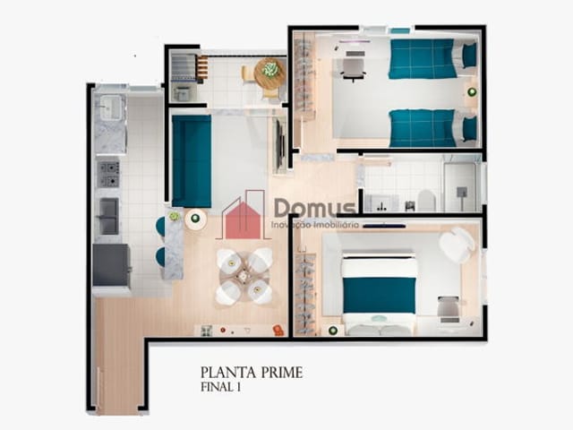Apartamento à venda, no bairro Nossa Senhora do Perpétuo Socorro em Pindamonhangaba