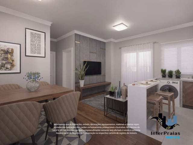 Apartamento com 102m², à venda, no bairro Cordeiros em Itajaí