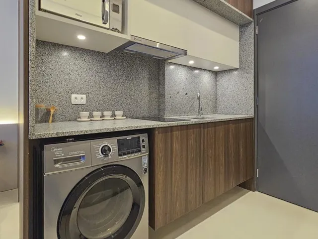 Foto do Apartamento - Apartamento studio de 24 m² privativo com sacada no Fresta Hype Living no Centro de Curitiba | Auze Imóveis