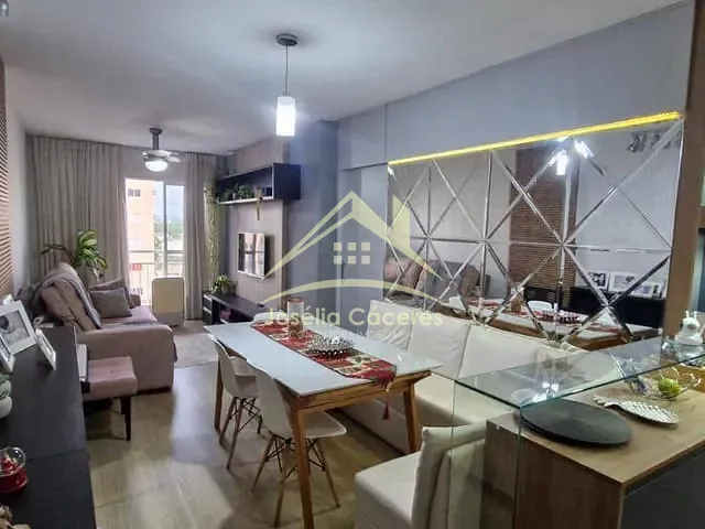 Apartamento 3 quartos e 2 banheiros, à venda, no bairro Jardim Shangri-Lá em Cuiabá