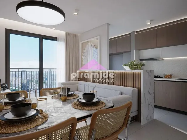 Apartamento com 56m² 2 quartos e 2 banheiros, à venda, no bairro Monte Castelo em São José Dos Campos