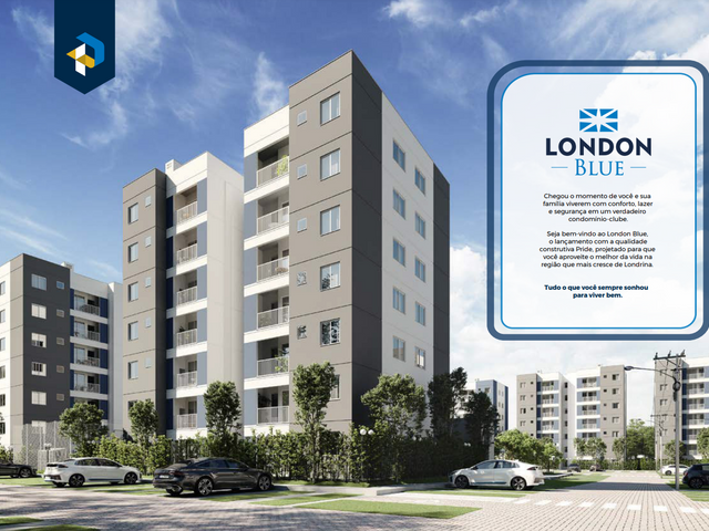 Foto do Lançamento - * NOVO EMPREENDIMENTO PRIDE LONDON BLUE* Apartamentos com 46,31 m² à venda, Perobinha, Londrina, PR | Premier Imóveis