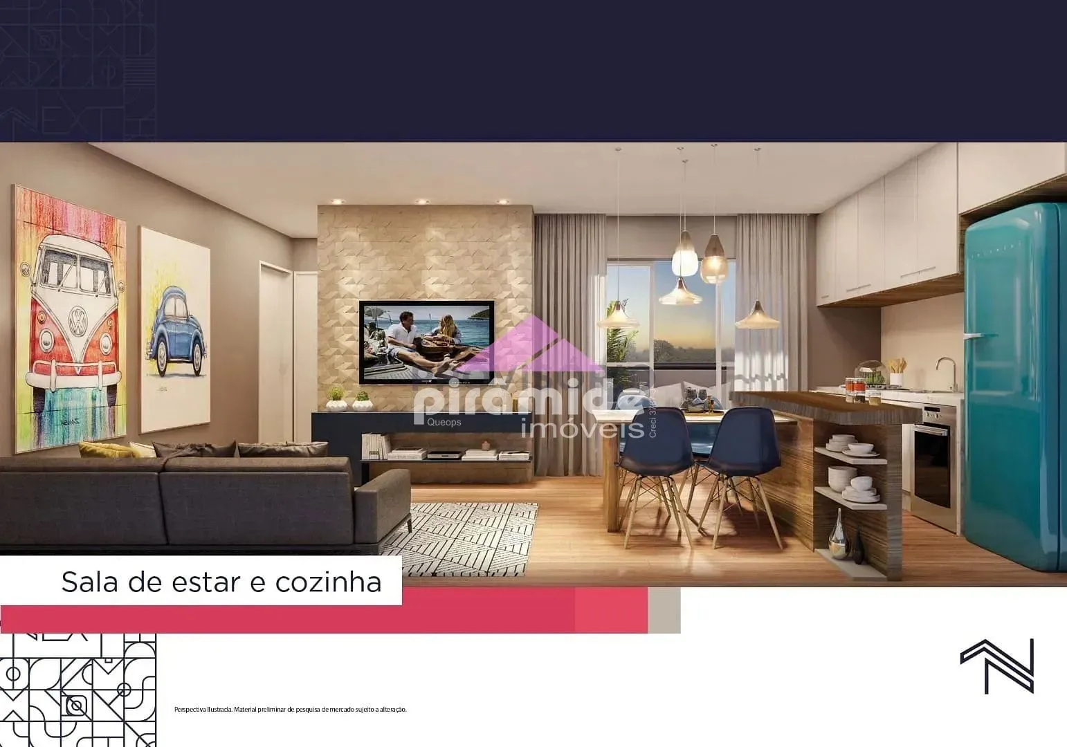 Apartamento, 2 quartos, 56 m² - Foto 1