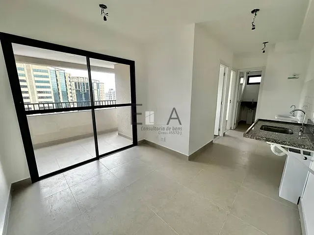 Apartamento com 40m² 2 quartos e 1 banheiro, à venda ou para alugar, no bairro Indianópolis em São Paulo