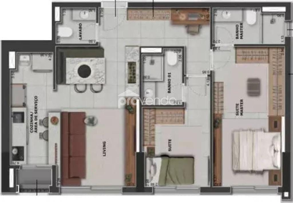 Apartamento, 2 quartos, 78 m² - Foto 15