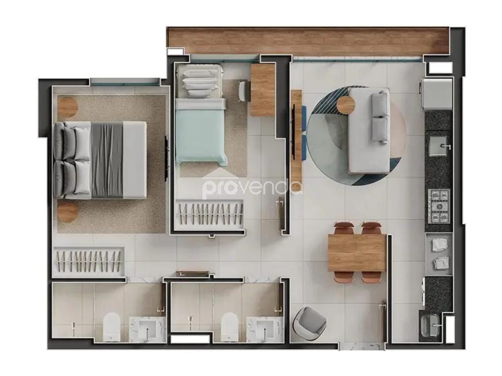 Apartamento, 2 quartos, 58 m² - Foto 16