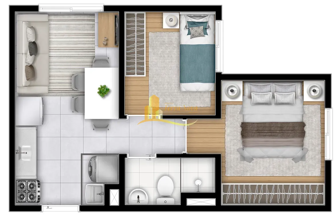 Apartamento, 2 quartos, 32 m² - Foto 4