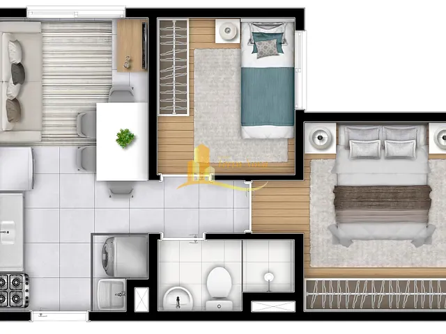 Apartamento 2 quartos e 1 banheiro, à venda, no bairro Vila Campanela em São Paulo