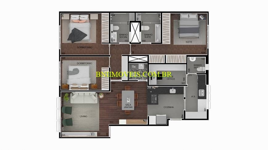 Apartamento, 3 quartos, 5000 m² - Foto 9