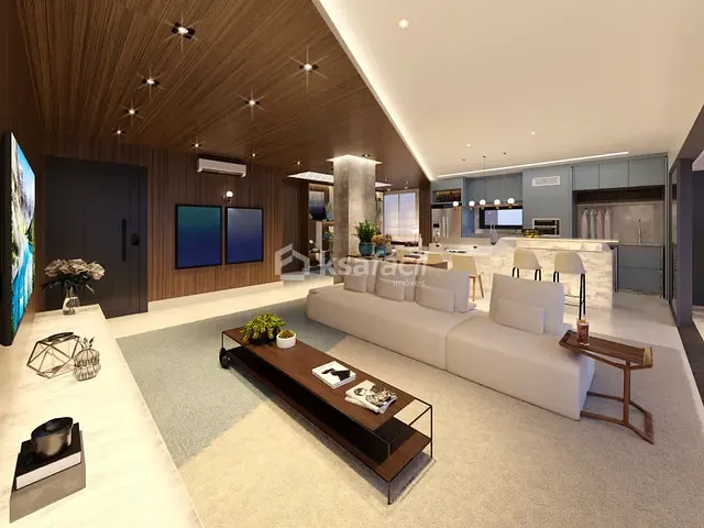 Apartamento com 111m² 2 quartos e 3 banheiros, à venda, no bairro Jardim dos Estados em Campo Grande