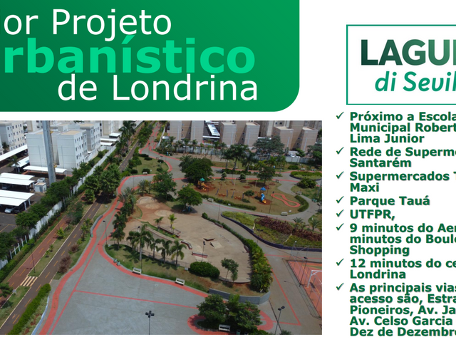 Foto do Lançamento - *NOVO EMPREENDIMENTO LAGUNA DI SEVILHA* Apartamentos á partir de R$ 175.000,00. Jardim Morumbi, Londrina, PR | Premier Imóveis