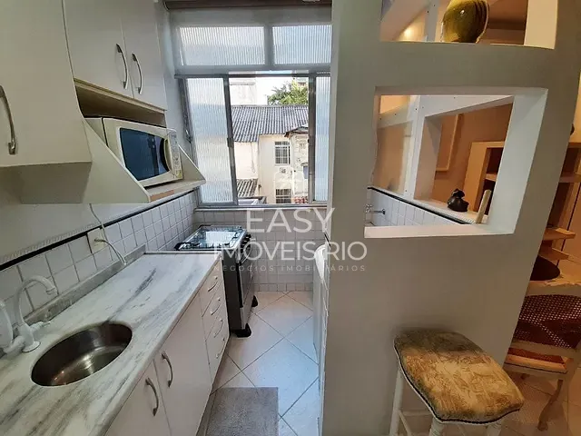 Apartamento com 36m² 1 quarto e 1 banheiro, para alugar, no bairro Leblon em Rio de Janeiro