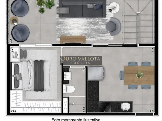 Apartamento 1 quarto e 1 banheiro, à venda, no bairro Pinheiros em São Paulo