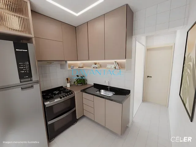 Apartamento com 44m² 1 quarto e 1 banheiro, à venda, no bairro Santa Cecília em São Paulo