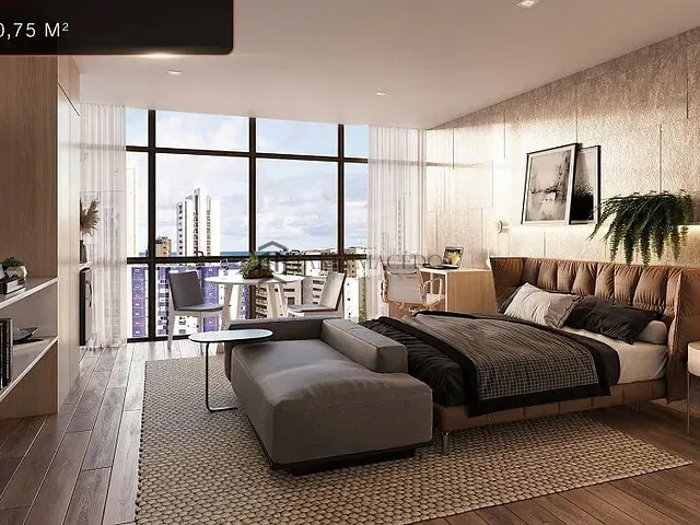 Apartamento 1 quarto e 1 banheiro, à venda, no bairro Boa Viagem em Recife